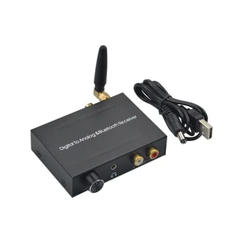 192 khz-24 бита Безжичен цифроаналоговый конвертор 5.0 КПР с възможност за Регулиране на силата на звука 3.5 мм за проектори Xbox360 PS5 PC