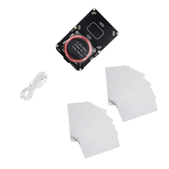 1 комплект Черен RFID восъчни NFC писател Proxmark3 Четец на карти за контрол на достъп комплект USB Ic/Id Tag Clone Сценарист
