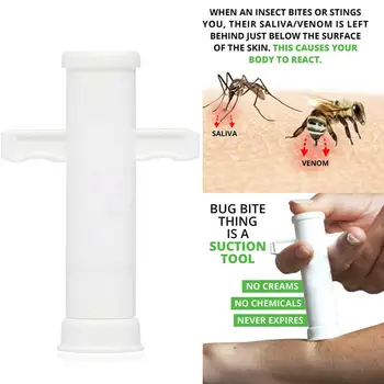 Преносимо външно домашно средство за облекчаване на сърбеж, посочете от комари, смукателна инструмент за ухапвания от насекоми