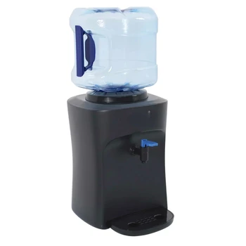 Изтегляне на диспенсера за вода със стайна температура, черен диспенсер за водна помпа, диспенсер за вода, захранващи Drnk