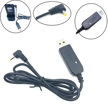 USB Кабел за зареждане на BaoFeng UV-5R BF-UVB3 Зарядно Устройство с Индикаторна лампа за Удължител Радиостанции BaoFeng