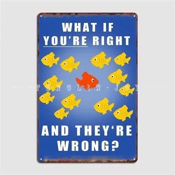 Риба Фарго Метална табела Кино Гараж Клуб Бар Забавно Стенни табели Тенекиен знак на Плакат