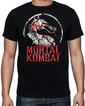 Мъжки Най-Добре Продаваният Тениска С Къс Ръкав, Печатна Машина, С Кръгло Деколте, Мъжки Тениски, Mortal Kombat