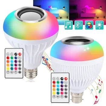 Цветен Музикален Топка Bluetooth Bubble RGB Интелектуална Музикална Лампа Bluetooth E27 Безжично ПРИЛОЖЕНИЕ за Дистанционно Управление на Музикалния Светлина на Сцената