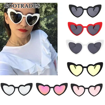 висококачествени дамски слънчеви очила с хубаво сърце, трендови шофьорски очила във формата на сърце, дамски слънчеви очила