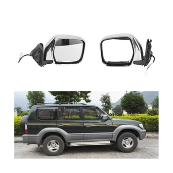 Странично огледало за обратно виждане външна врата възли за Toyota Land Cruiser Prado LC90 1996-2002 5-ПИНОВ LH с топъл 87910-60540