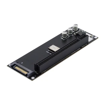 Адаптер СФФ-8611 към конектора PCIe X16 Такса за разширение PCI-e за мрежова Аудио видео карти, СФФ-8611 8612 NVMe
