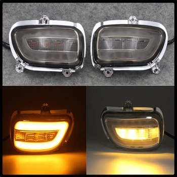 Прозрачни/Дымчатые Мотоциклетни LED Предните Странични Насоки на Завоя за Honda Goldwing GL1800 F6B 2001-2006 2005 2004 1800 GL