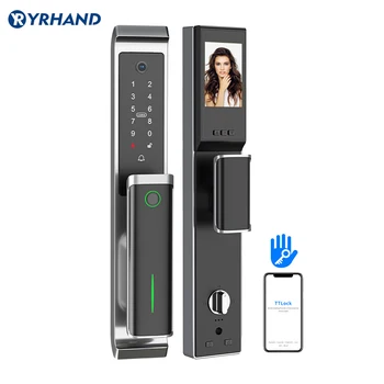 3-помещение TTlock водоустойчив Bluetooth, Wifi умен заключване на пръстови отпечатъци електронен интелигентен биометрични кодекс цифрова система за заключване на вратите