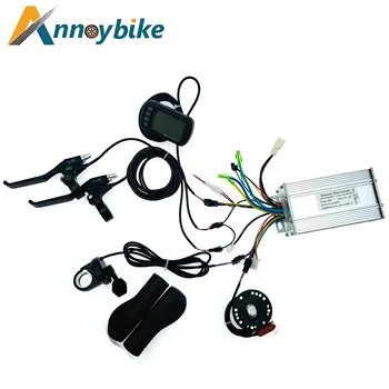 Комплект Контролер за Електрически Велосипед 36V48V 500W800W1000W Аксесоари За Ebike Сензор PAS Комплект За Преобразуване на Електрически Велосипед Мини LCD Дисплей