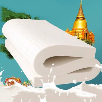 Натурален внесени латексный матрак от Тайланд суров течен матрак гумена възглавница двойни единични домашни татами кралицата на поп пълен размер