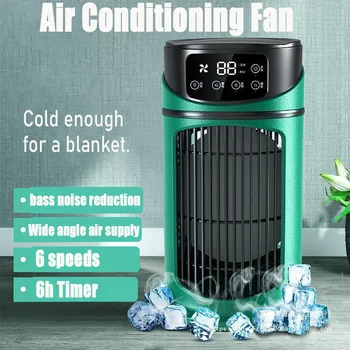 Малък преносим климатик Вентилатор въздушен охладител спрей за водно охлаждане USB зареждане на климатик за стая от офис на мобилен безшумен