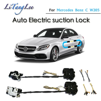 Авто който има за меко затваряне на вратата, бравата, който има за блокиране на преминаването, автоматично електрическо усвояване, безшумен една врата по-близо за Mercedes Benz C W205 2014 ~ 2018