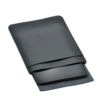 Чанта за лаптоп чанта от микрофибър, кожен калъф за Lenovo Thinkpad Yoga Book, от 10.1 инча, двоен джоб с външния подложка за мишка