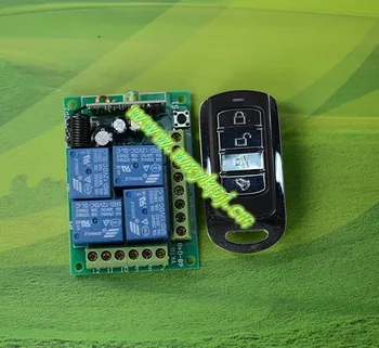 AC 12V 4CH RF Безжична Система за дистанционно управление на 433 Mhz домашна автоматизация на прекъсвач на електрически инструменти триггерный преминете rf бутон превключвател