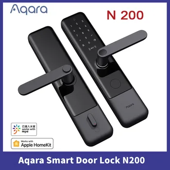 Aqara N200 интелигентна система за заключване на вратите брави с пръстови отпечатъци Bluetooth паролата за отключване на NFC умен заключване Работа с HomeKit Mijia умен дом