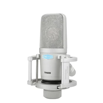 TH600 Професионален студиен кондензаторен микрофон с голяма бленда за запис на вокали на живо