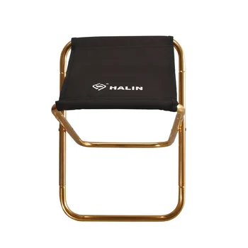 Открит алуминиева сплав Портативен сгъваем стол за пикник, къмпинг, мини-за съхранение на багаж, риболовен стол, сверхлегкая мебели