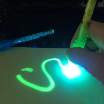 Развитие на играчки дъска за таблет за рисуване на графити от led светлинен магически сирене с подсветка-весел подарък за деца