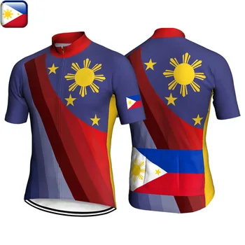 Филипинската Велосипедна Риза, Пуловер С къс ръкав, Риза За Автомобилния Велосипеди, Велосипеди Топ, Дрехи за Скоростно спускане, Реколта Майк за Състезатели, Полски