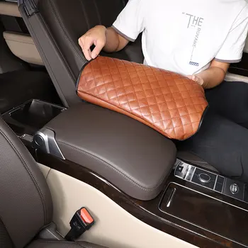 За Land Rover Range Rover Vogue 2013-2022 кожена черна кола централен подлакътник на защитно покритие на автомобилни аксесоари