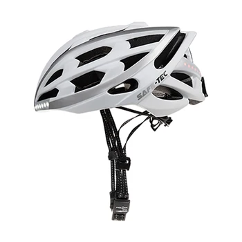 Безопасен градски велосипеди шлем за спорт на открито Safe-Tec, умен каска с музика, електронни велосипедни каски с функция за откриване на топло падане