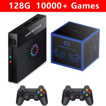 Директна доставка, игрова конзола 4K Console Super X6 WiFi с 2 вградени контролери, 10000 + класически ретро игри, емулатор 3D TV HD Video 25 за игри