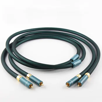 Аудио кабел Hifi 8N OCC RCA от 2RCA до 2RCA Мъжки аудио кабел 0,5 м и 5 м