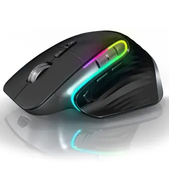 Безжична мишка с 2.4 G Bluetooth Акумулаторна офис бизнес Безжична ергономична мишка 2.4 G за преносими КОМПЮТРИ