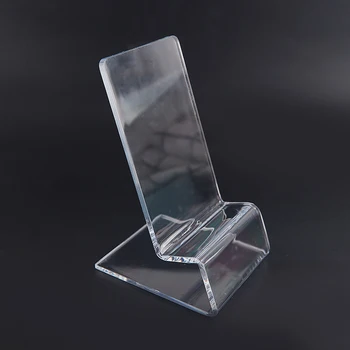Прозрачен пластмасов табло с прозрачна рафт за витрини