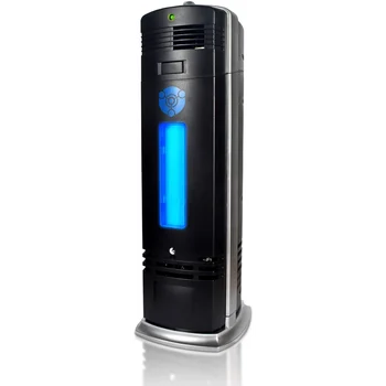 OION Technologies B-1000 постоянен йонен филтър за пречистване на въздуха професионален йонизатор с UV-C, нов (черен)