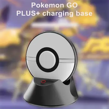 Зарядно устройство Компактен преносим зарядно устройство ще захранване на база с индикаторна лампа, нескользящая докинг станция за Pokémon Go Plus, улучшающая