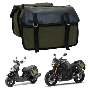 Нова мотоциклетът седельная чанта, богат на функции здрава двойна багажная полк, страничната раница за състезанията с мотоциклети голям капацитет