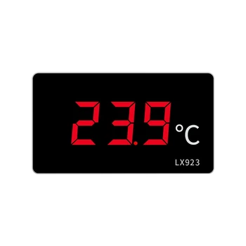 Термометър за басейн с led дисплей и са водоустойчиви сензор, термометър за измерване на температурата на водата в аквариума, измерване на външната температура, штепсельная вилица ЕС