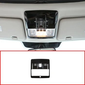 Лъскава черна рамка за предната лампа за четене от ABS-пластмаса за Land Rover Discovery 4 LR4 2010-2016 Автомобилни аксесоари