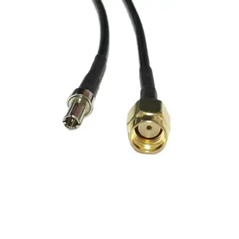 Нов мъжки RP-SMA до штекеру TS9, директен коаксиален кабел RG174 20 см, 8 