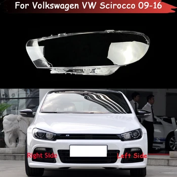Auto светлина калъф налобные тасове за Volkswagen VW Scirocco 2009 ~ 2016 капак на обектива фаровете на колата лампа на капака лампи стъклена обвивка лампи