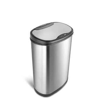 Кухненска кофа за боклук с датчик за движение Nine Stars 13,2 литра / 50 литра, кофа за боклук от неръждаема стомана