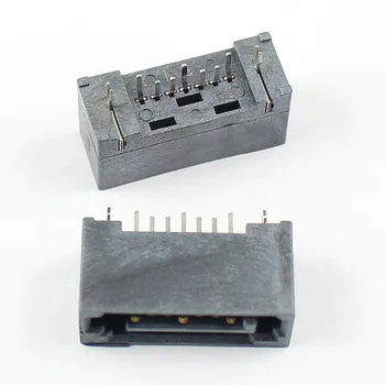 10 бр. конектор Sata Type A 7 Pin 7P с директно потапяне, однорядный конектор интерфейс, порт адаптер за твърд диск HDD