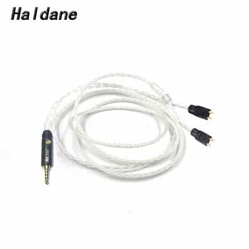 Безплатна доставка Haldane 3.5/2.5/4.4 Балансиран 8-ядрен посеребренный кабел за обновяване на слушалки за MH-NH205 FitEar MH334 MH335DW togo334