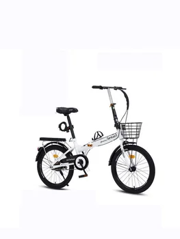 Сгъваем велосипед 20 инча, ультралегкий преносим мини с променлива скорост, нова предна и задна механични дискови спирачки за възрастни мъже