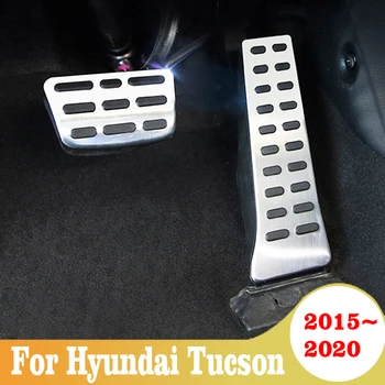 Автомобилен Стайлинг Горивния Педала На Газта, Покриване На Педала На Спирачките, За Hyundai Tucson 2015 2016 2017 2018 2019 2020, Не Са Пробити Аксесоари За Интериора