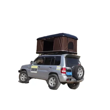 4x4 Офроуд приключение автоматично стеклопластиковый камион, колата е с твърд покрив, палатката е в продажба