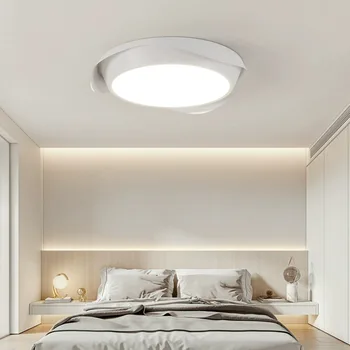 Модерен тавана лампа AiPaiTe кремаво-бял цвят, подходящ за дневни, трапезарии, спални, led полилей във формата на облак