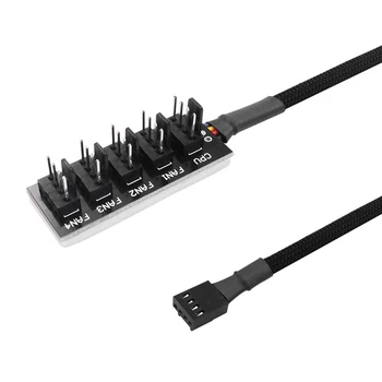 40 см 1-5 4-пинов Фен Molex TX4 PWM CPU Hub Компютърен Корпус за КОМПЮТЪР Cooler Chasis удължителен кабел за Захранване Сплитер Адаптер Контролер