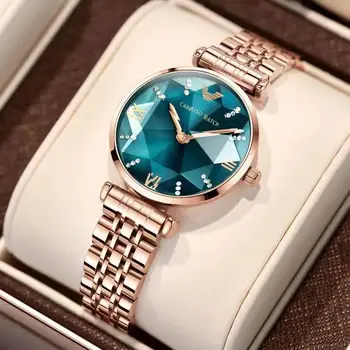 Sdotter 2023 Дамски ръчни часовници Рокля Златни часовници дамски часовници с кристали и диаманти, сребро на часовника от неръждаема стомана, дамски Montre Femme