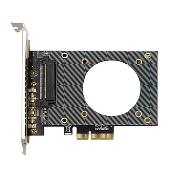 Актуализиран адаптер PH46 U. 2 за Pcie Странично PCIE X4 за U. 2 SSD-дискове СФФ-8639 Nvme SSD