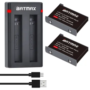 Една X3 батерия и бързо зарядно с два USB конектори за камерата Insta360 ONE X3