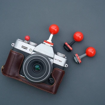 Creative камера с червено топче, защитни капачки за топла башмака, за стандартна камера с вход за топла башмака, перфектните аксесоари, директен доставка