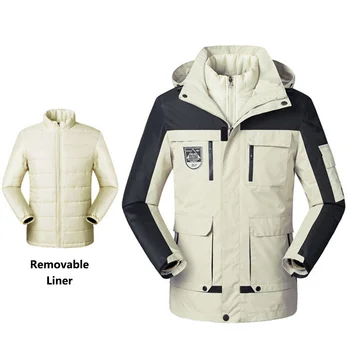 5XL Мъжки женски улични зимните топлинни якета, ветроупорен непромокаеми палто с подплата, ветровка за скално катерене, каране на ски, пешеходен туризъм, спортно яке